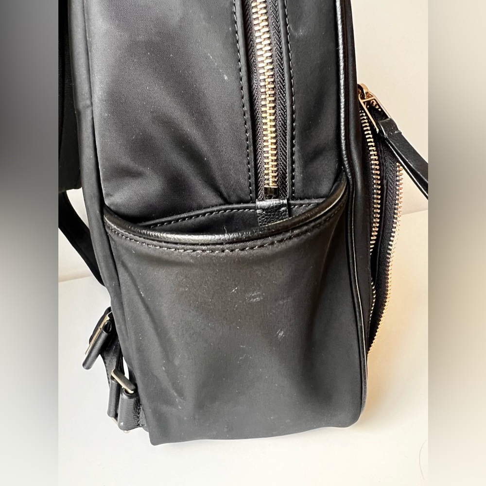 ♠️ Kate Spade ♠️ Dawn Medium Black Nylon Backpack EXCELLENT Used Condition $249 - Picture 13 of 16